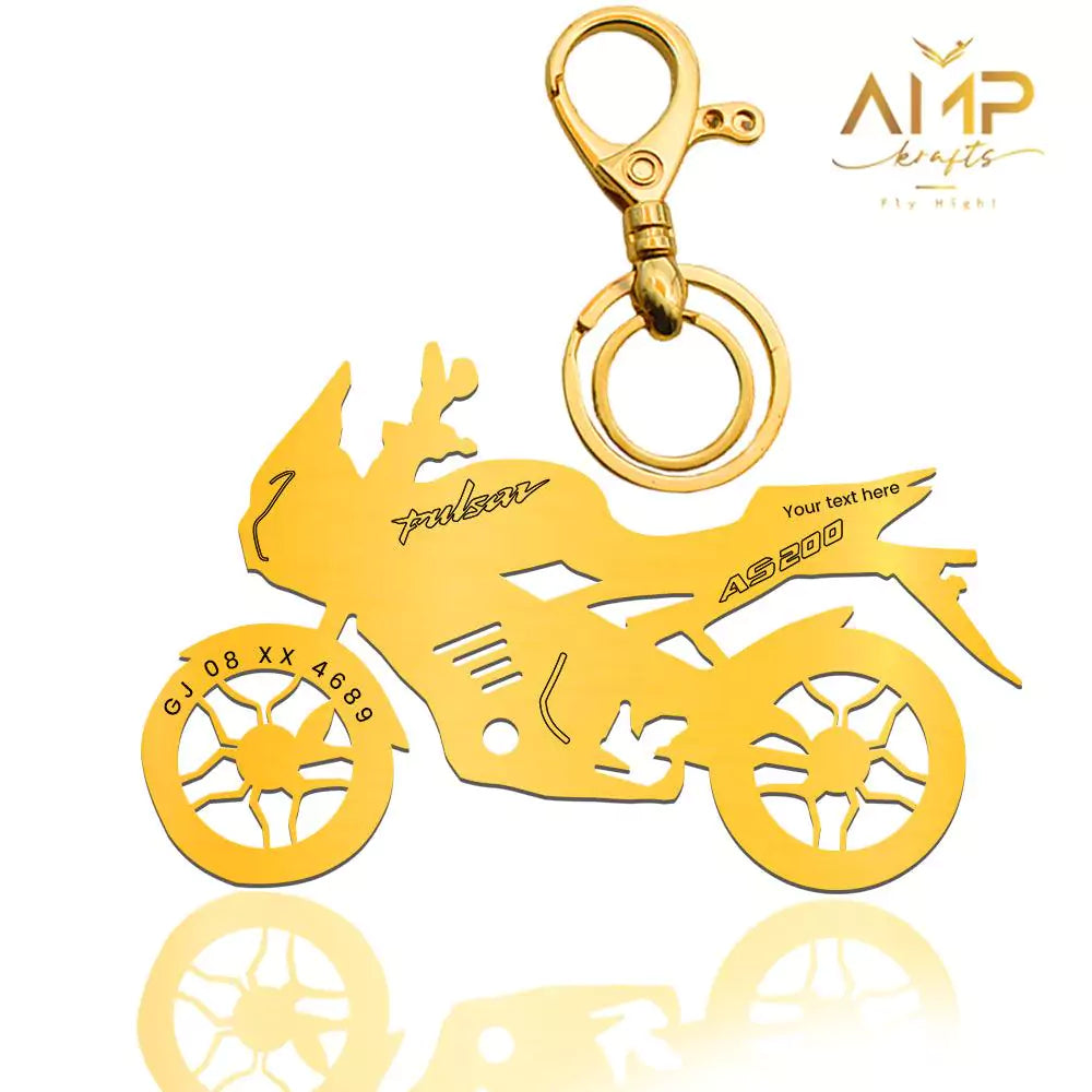 Bajaj Pulsar AS 200 keychain anniversary gift for biker