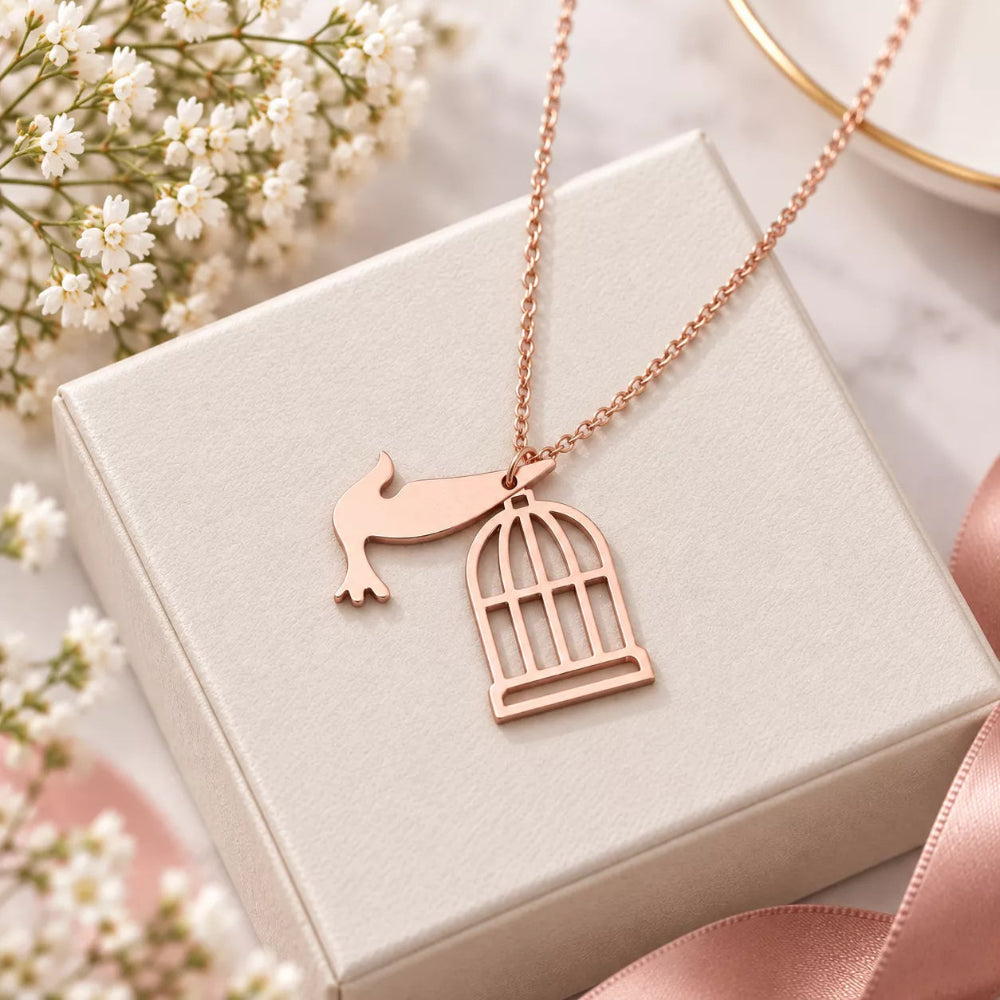 Beyond the Cage Pendant Necklace