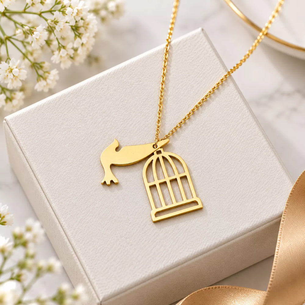 Beyond the Cage Pendant Necklace