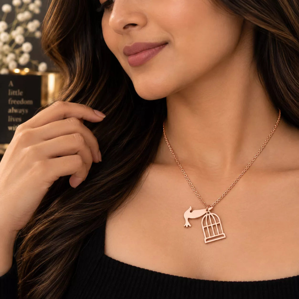 Beyond the Cage Pendant Necklace