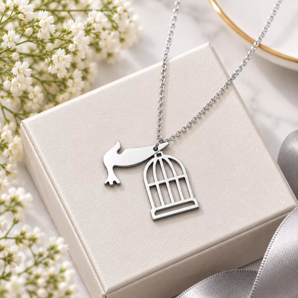 Beyond the Cage Pendant Necklace