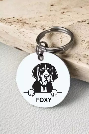Bluetick Coonhounds Dog Tag Collar Personalized