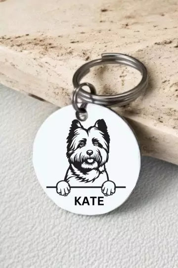 Cairn Terriers Dog Tag Collar Personalized