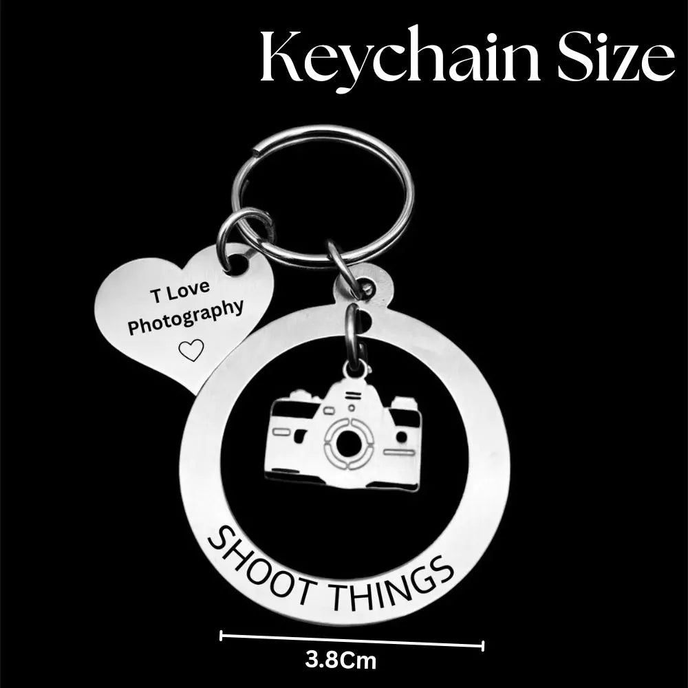 Cute photography keychain mini DSLR design