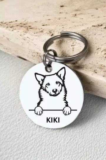 Canaan Dog Tag Collar Personalized