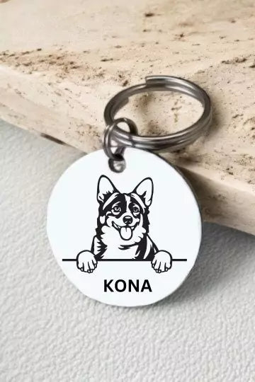 Cardigan Welsh Corgis Dog Tag Collar Personalized