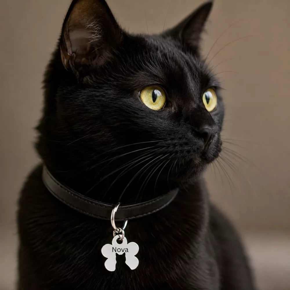 Personalized Kitten Name Collar Tag