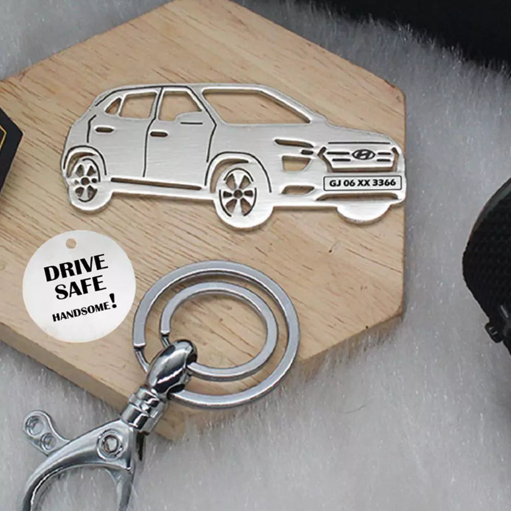 Unique gift for Hyundai Creta owners, elegant key accessory