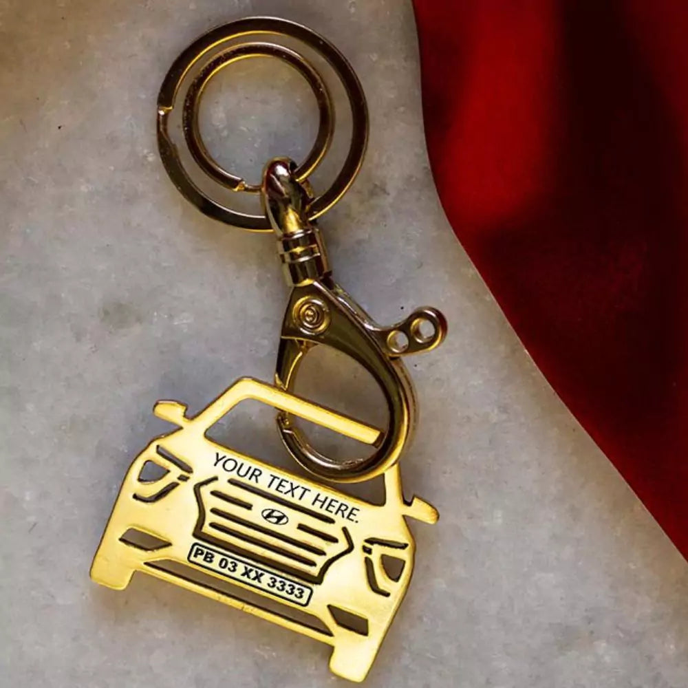 Hyundai Creta engraved keychain, perfect surprise for car enthusiasts