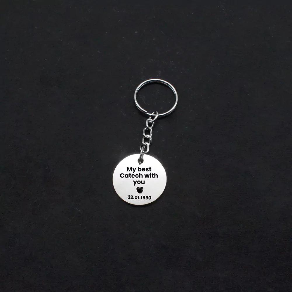 Customized date keychain - Ampkrafts