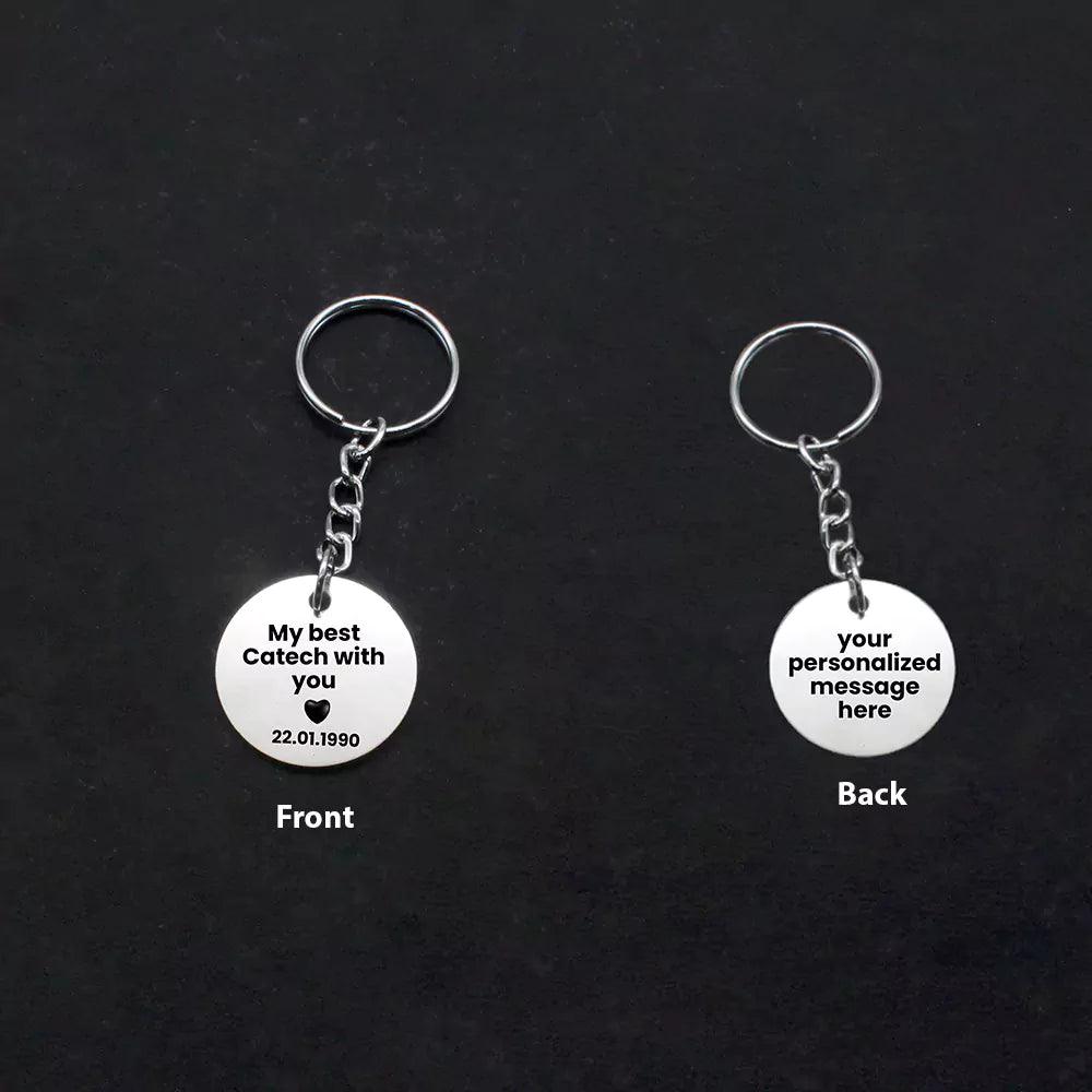 Customized date keychain - Ampkrafts