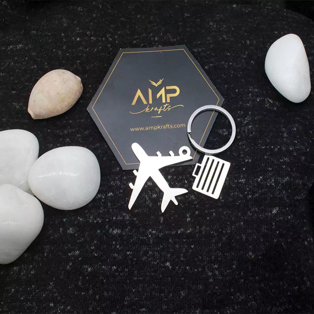 Customized Keychain for Aircraft Customized Aeroplane Keychain | AMPKRAFTS