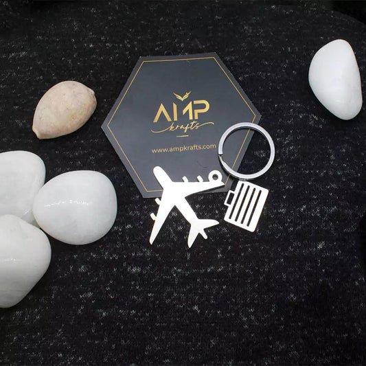 Customized Keychain for Aircraft Customized Aeroplane Keychain | AMPKRAFTS