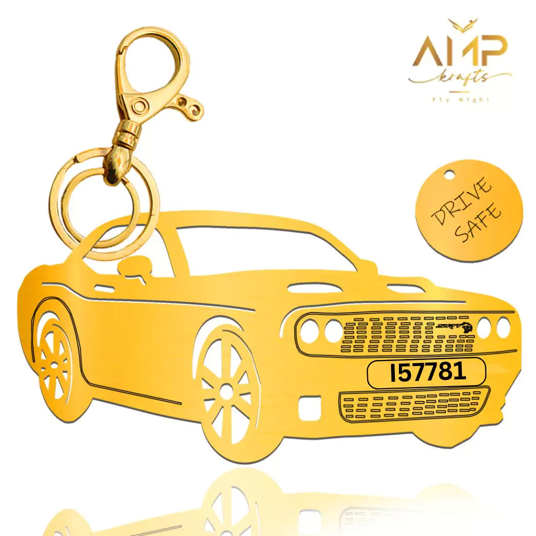 Dodge Charger Hellcat Keychain | USA