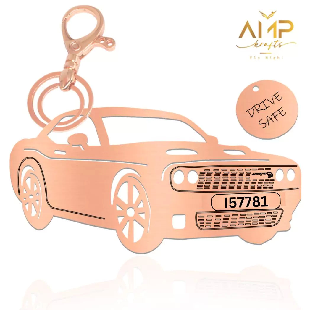 Dodge Charger Hellcat Keychain | USA