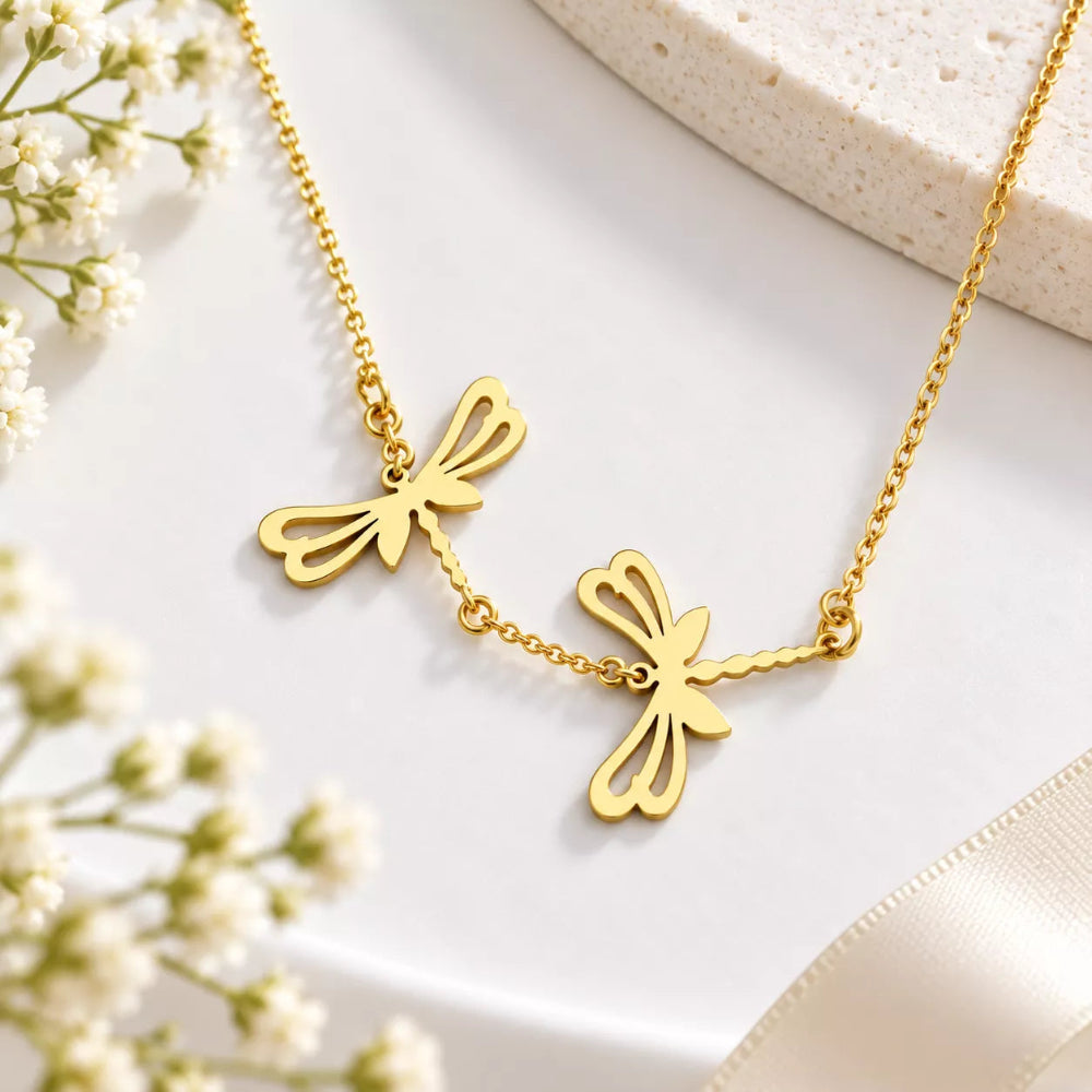 Dragonfly multilayer Necklace
