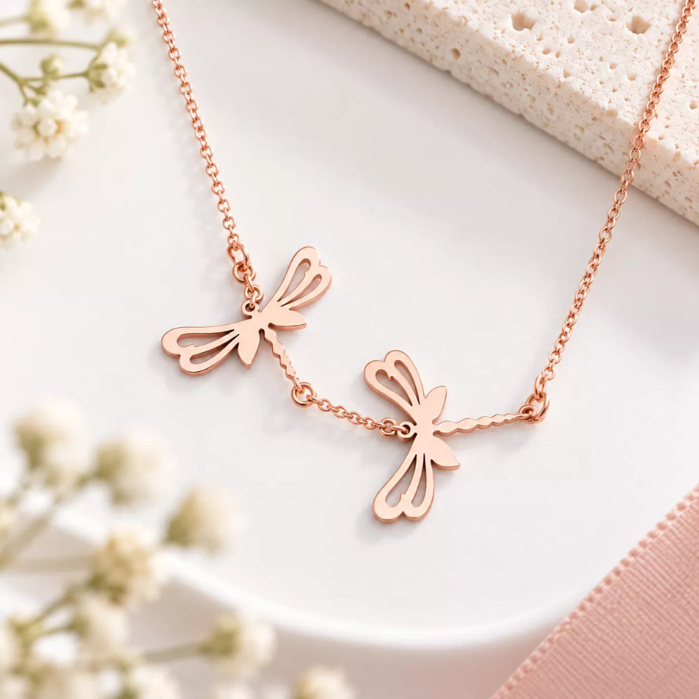 Dragonfly multilayer Necklace
