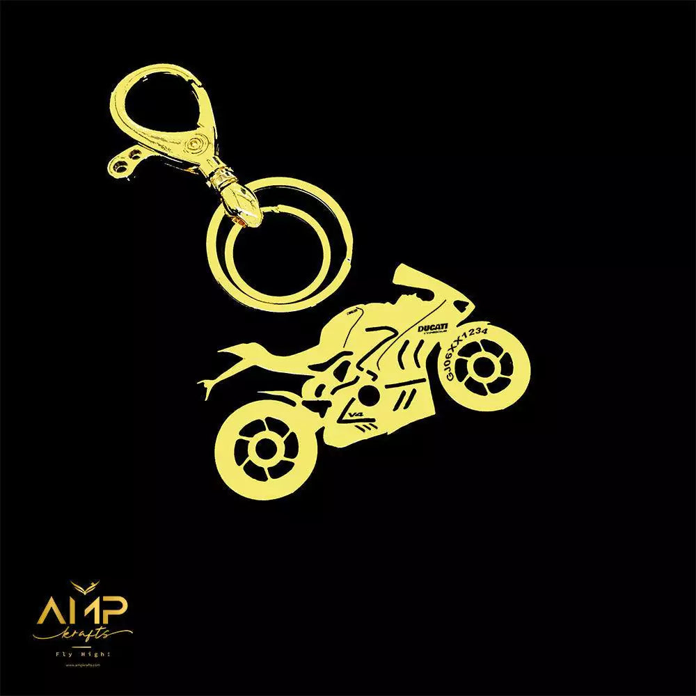 Ducati Panigale bike keychain – perfect gift for superbike lovers
