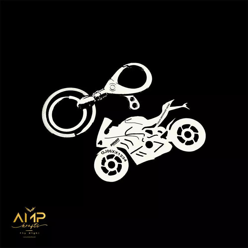 Durable key accessory for Ducati Panigale owners