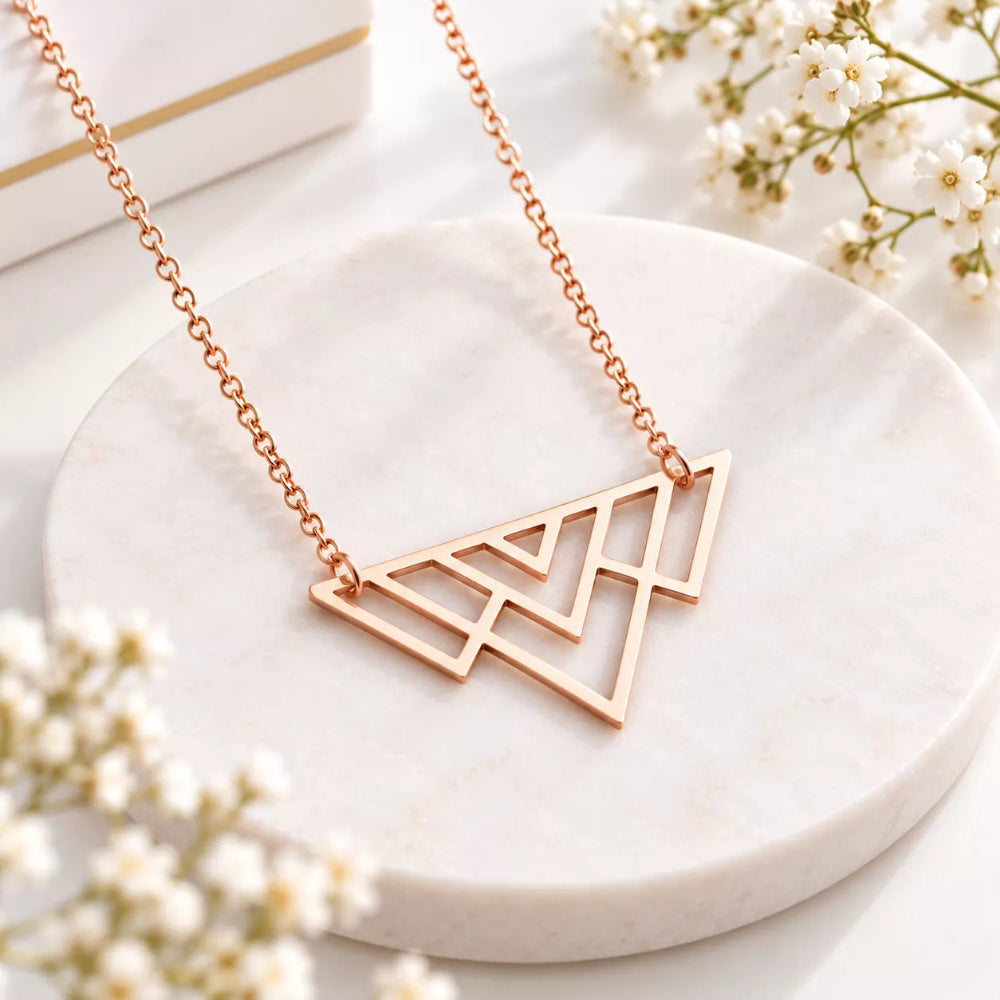 Elegant Icicle Pendant Necklace