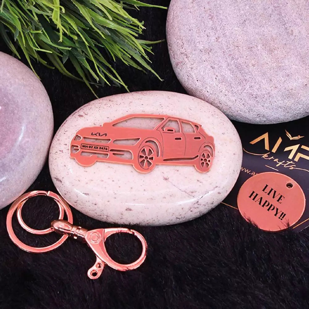 Custom EV6 keychain, practical add-on for modern daily driving