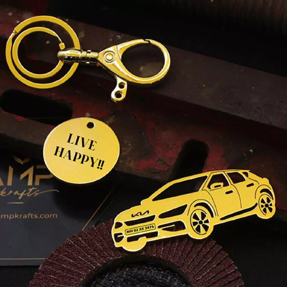 Kia EV6 metal key holder, durable and smooth for everyday use