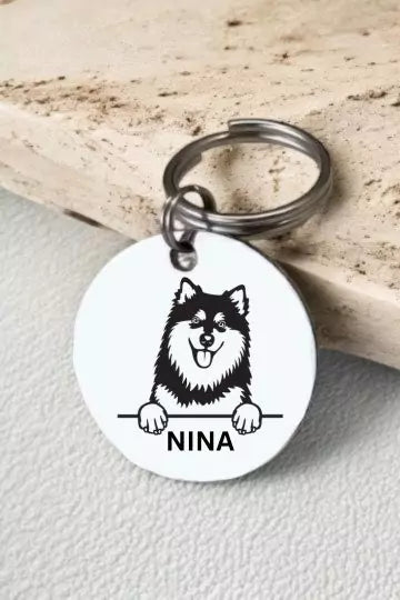 Finnish Lapphund Dog Collar Personalized