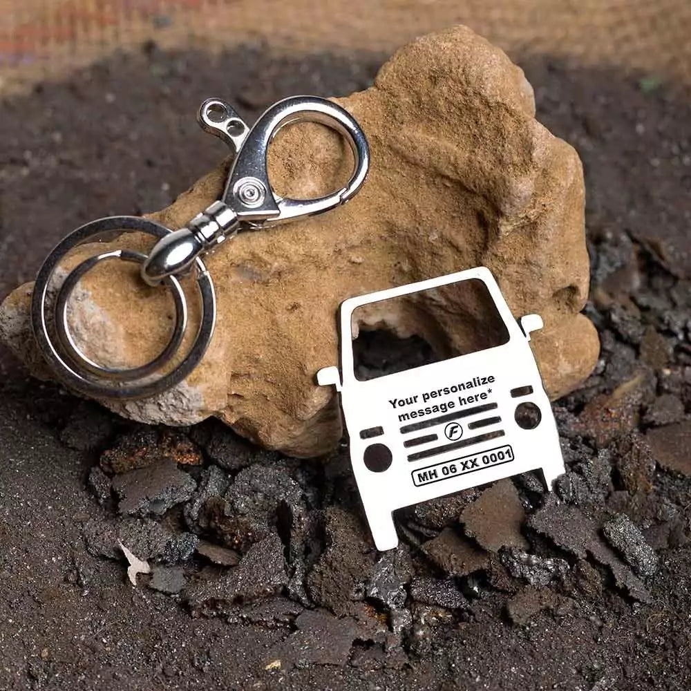 Personalized Force Trump keychain with custom name engraving