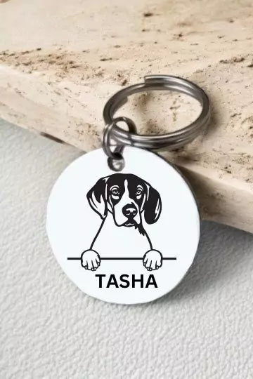 Harriers Dog Collar Personalized