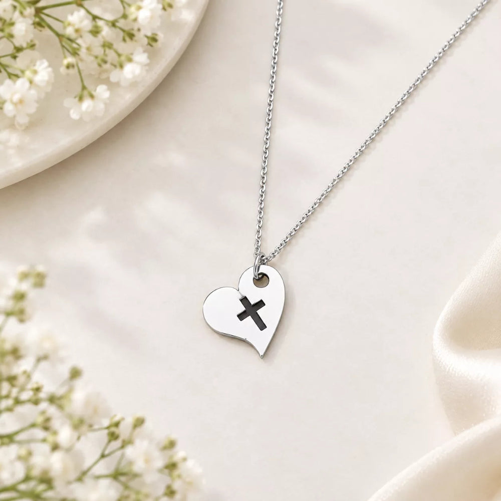 Heart of Faith Pendant Necklace