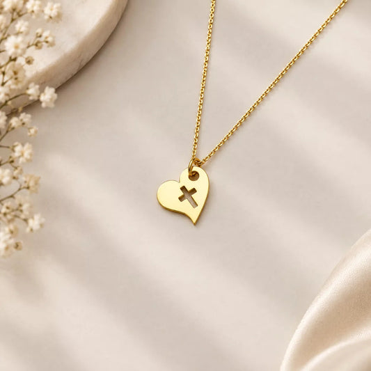 Heart of Faith Pendant Necklace