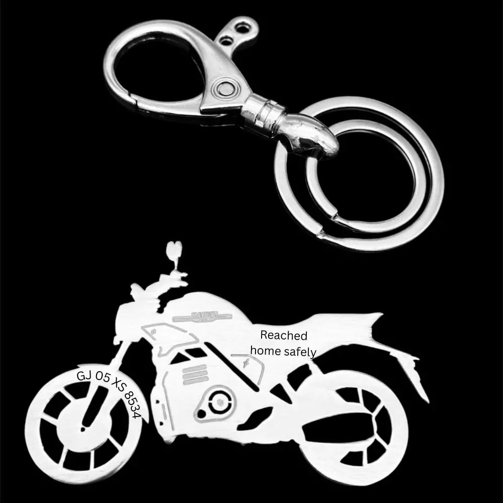 Premium gift packaging for Hero Mavrick 440 personalized keychain, ideal gift for motorcycle enthusiasts