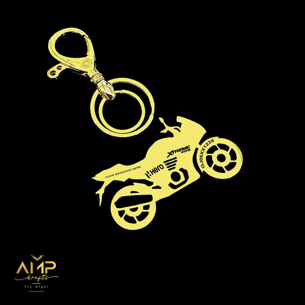 Premium Hero Xtreme 200S keychain for bike lovers