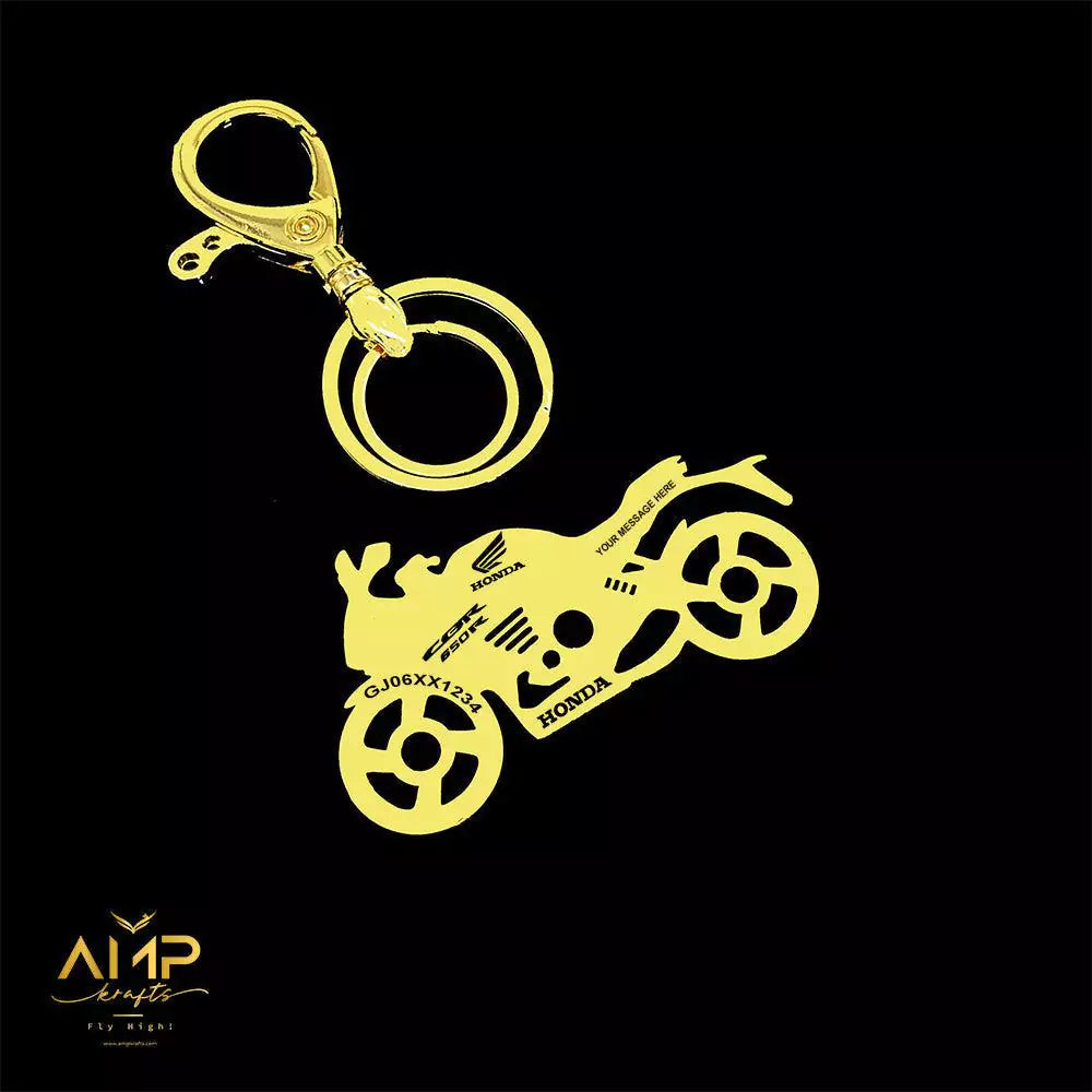 Personalized Honda CBR 150 keychain for sport bike lovers