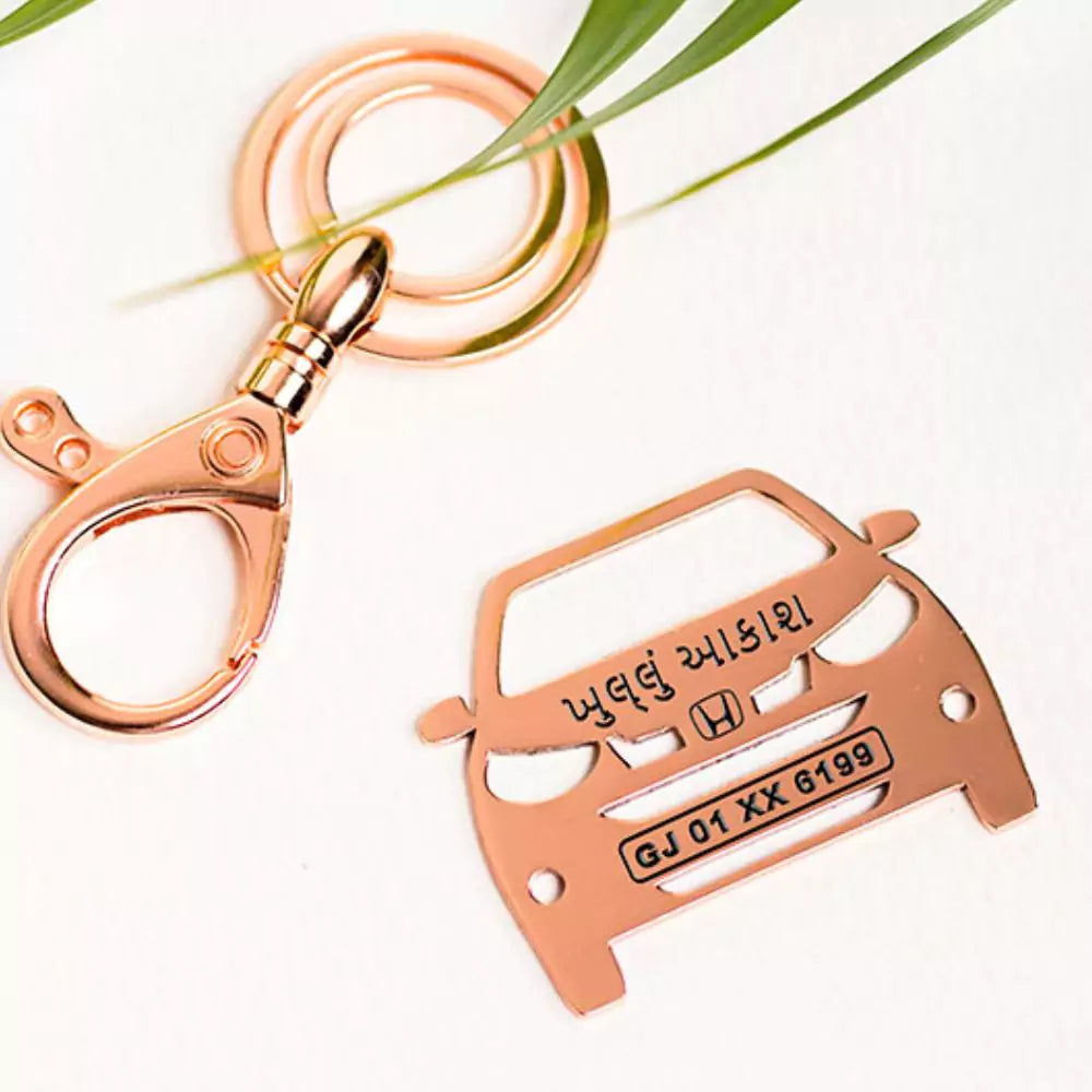 Custom WR-V keychain, thoughtful present for partner or loved one