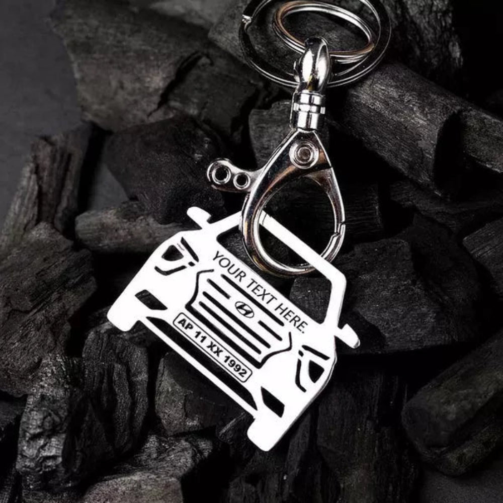 Custom Creta car keychain gift, thoughtful for birthdays or special days