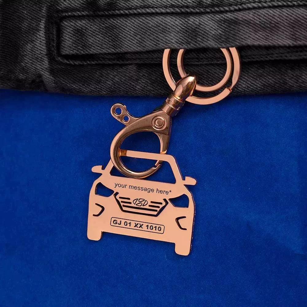 Hyundai Creta 2015 engraved keychain, symbol of trusted ownership