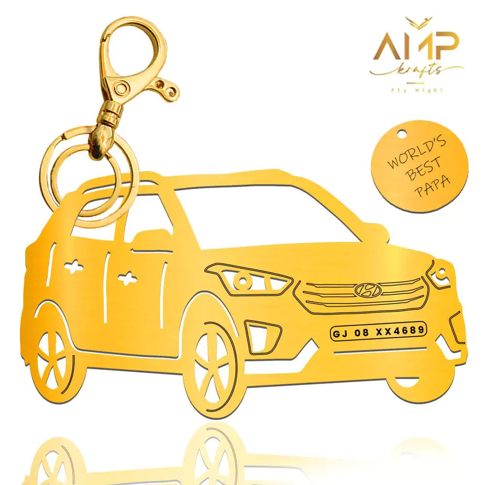 Personalized key tag for Creta 2015, calm and confident keepsake