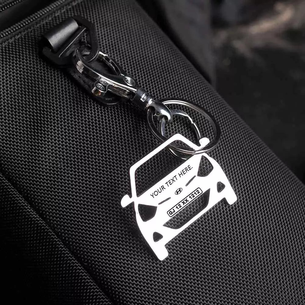 Hyundai Eon custom keychain, perfect for small car owners