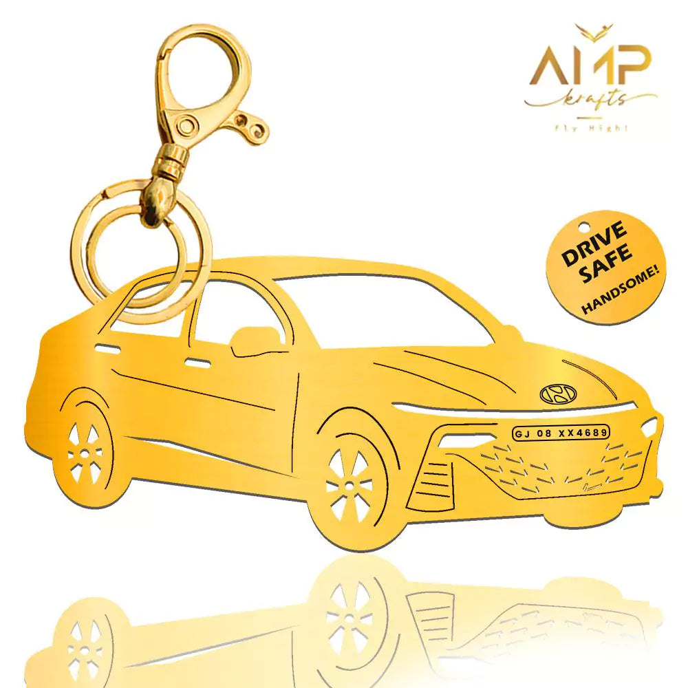 Premium car keychain gift for Hyundai owners