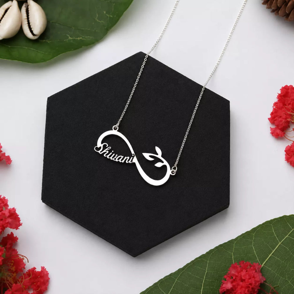 Infinite growth Custom name Pendant