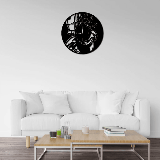 Iron Man  Silent Wall Clock  Marvels Gifts For Boys Superhero Room