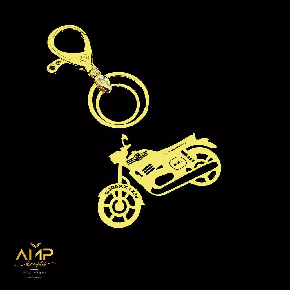 Jawa Midnight bike keychain – perfect gift for classic riders