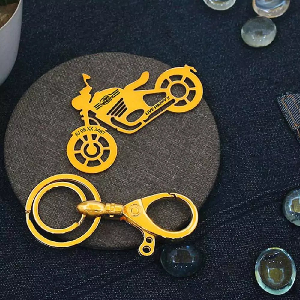 Stylish Jawa Perak keychain inspired by classic design