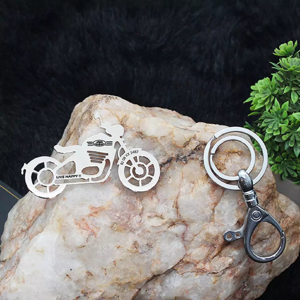 Jawa Perak bike keychain – thoughtful gift for classic bike lovers