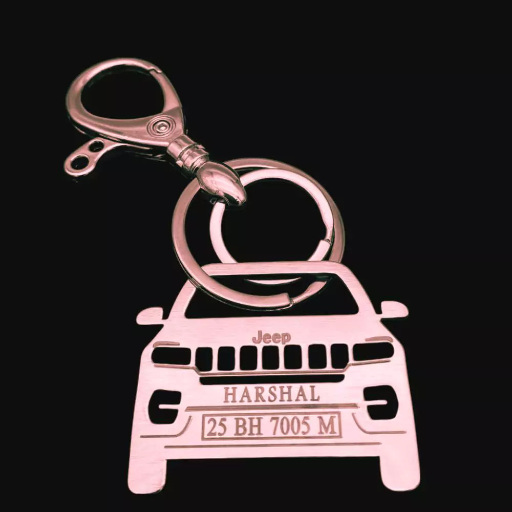 Jeep Meridian metal key holder, sturdy keepsake with emotional value