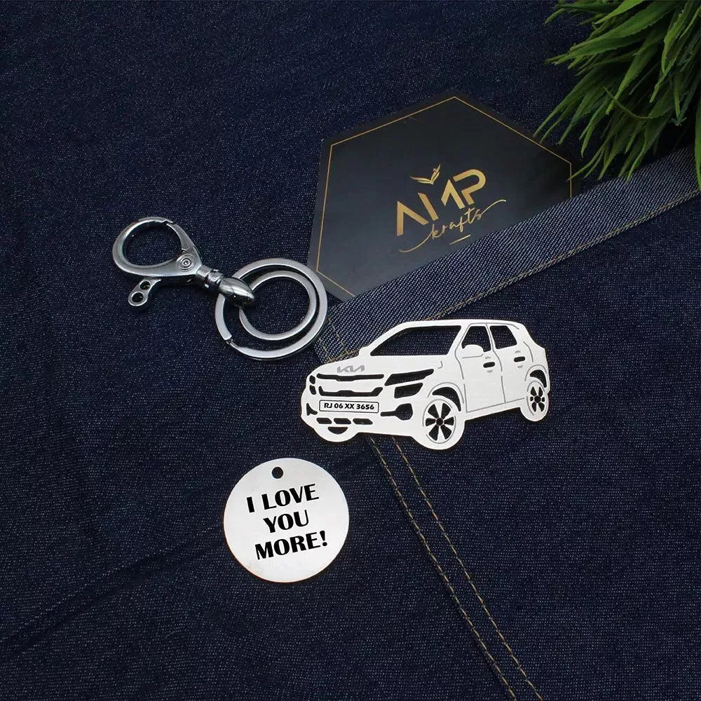 Personalized key tag for Seltos, sleek and functional upgrade