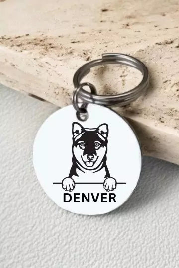 Korean Jindo Dog Collar Personalized