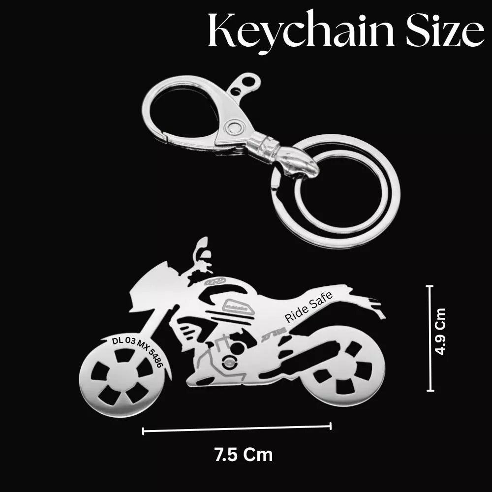 unique Mahindra Mojo XT 300 bike keychain for men gift idea