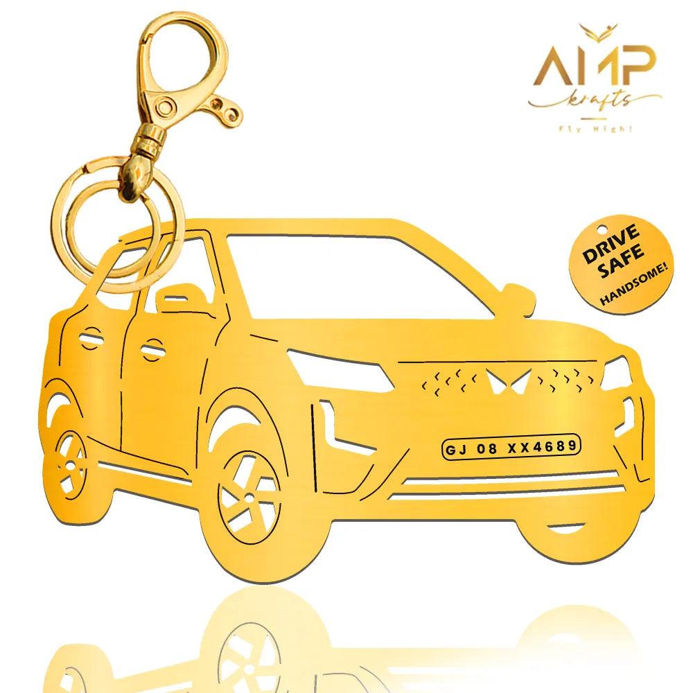 Gift-ready Mahindra XUV 400 keychain for birthdays and surprises